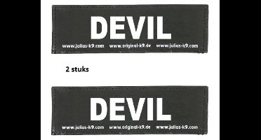 Set Labels voor Powerharness - Small tekst: DEVIL