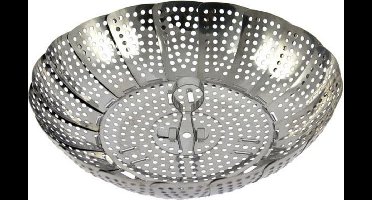 Cosy & Trendy Stoommand - Steamer 23 cm - RVS - Inklapbaar, past in grote en kleine kookpotten