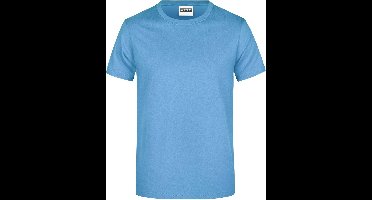 James And Nicholson Heren Ronde Hals Basic T-Shirt (Hemelsblauw)