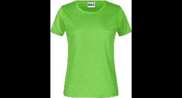 James And Nicholson Dames/dames Ronde Hals Basic T-Shirt (Kalk groen)