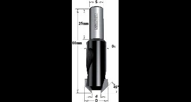CMT - Verzinker, rechts - Boor - Verzinkers - Multifunctionele boor - 1 Stuk(s)