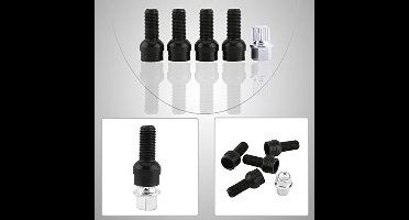 KARZO - 4 + 1 Wielbout en tegenmoer met sleutel voor 4 MK4 B5 1998-2005 8D0601139F, populair