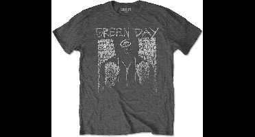 Green Day - Ski Mask Heren T-shirt - 2XL - Grijs
