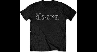 The Doors - Logo Heren T-shirt - S - Zwart
