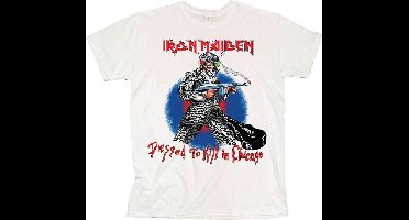 Iron Maiden - Chicago Mutants Heren T-shirt - XL - Wit