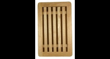 Cosy & Trendy Brood snijplank - met kruimel opvangbak - 38x24 cm - broodplanken
