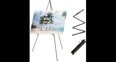 Core® Atelierezel – Tafelezel –Acrylverf - Zwart- 39cm x 91cm x 161cm