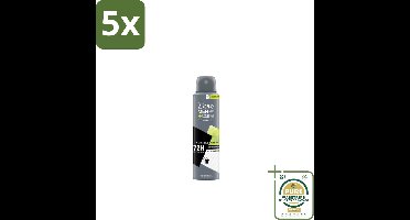 5 x Dove Men+Care – Deodorant Spray – Advanced Invisible Fresh – 150 ml - Grootverpakking - Deodorant Spray Voor Mannen - Geur Tegen Zweet - Verzorging Okselhuid - Frisheid - Zweetgeur