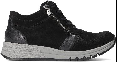 Waldläufer H April Sneakers - Suède - Dames - Zwart - Maat 39
