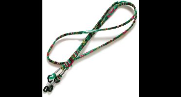 Scoby - Brillenkoord - Brilkoord - Koord voor Bril - Brillentouw - Eyewear Cord - Groen/Multicolour - Universeel