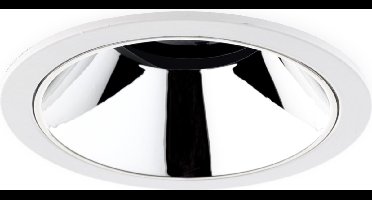 Groenovatie LED Inbouwspot 15W CREE - Rond - Ø108mm - Kantelbaar - Wit/Zilver