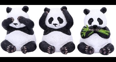 Nemesis Now - Three Wise Pandas Beeldjes/figuren - Multicolours