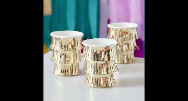 Goud Fringe - 8 stuks