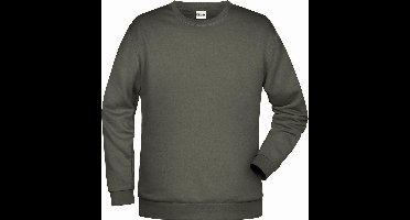 James And Nicholson Heren Basis Sweatshirt (Donkergrijs)