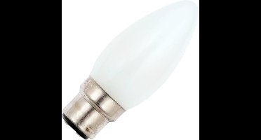 Schiefer Ba22d Kaars Gloeilamp | 60W 2700K 635lm 230V Mat | Dimbaar