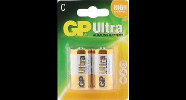 GP C Super Alkaline C Batterijen - 2 stuks