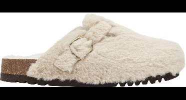 SCHOLL FAE NEW F Synthetic fur G Womens Off white FALSO Clogs - Off white - Maat 41