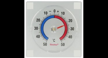 Metaltex Raam Thermometer 8x8 cm Transparant