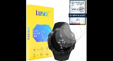 Lusee 3 stuks gehard glas voor smartwatches (rond, diameter 32 mm) universele displaybeschermfolie [9H hard glas] [HD - ShopVlot