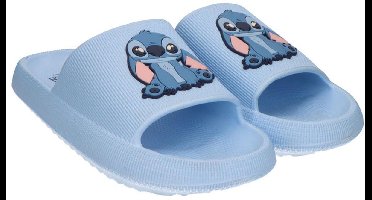 Disney Stitch Badslippers Lichtblauw - Comfortabele Zwembad Slippers voor Jongens en Meisjes