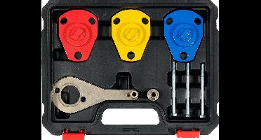 YATO Professionele Distributie Timing Blokkeerset – Voor Fiat 1.7 D/TD & 1.9 D/TD – Punto, Tipo, Tempra & Ducato – Krukas & Nokkenas Borgset – Inclusief Koffer