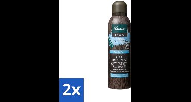 2 x Kneipp - Douche schuim - Men Cool Freshness - Frisse geur - 200 ml - Douche Foam - Mannen - Verfrissend - Munt - Jojoba