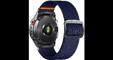 22mm QuickFit Elastische Nylon Band voor Smartwatches in Oranje