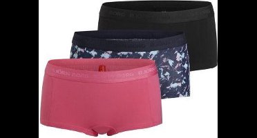 Bjorn Borg Sportonderbroek casual - 3p MINISHORTS BB PAINT - blauw - vrouwen - 34