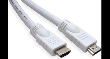 HDMI kabel - versie 1.4 (4K 30Hz) - CCS aders / wit - 10 meter