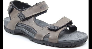 Heren Sandalen Mephisto Brice Pewter Grizzly Bruin - Maat 46