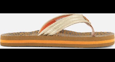 Reef Kids Ahiwild Meisjes Slippers - Bruin/Goud - Maat 33