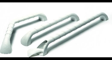 Wandbeugel met antislip - 30 cm - Wit - Adhome