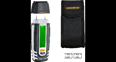 Laserliner DampFinder Compact Plus Materiaalvochtmeter Temperatuurmeting