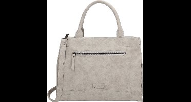 Beagles Cabrera Handtas Dames - Schoudertas met verstelbare schouderband - Tas van Imitatieleder - Grijs