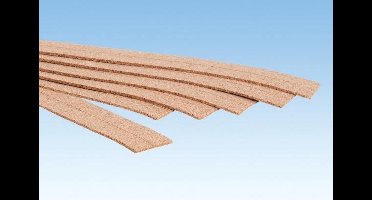 NOCH 50492 N, H0e Kurkbedding (l x b x h) 500 x 28 x 2 mm