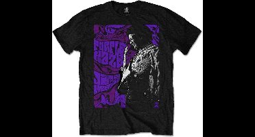 Jimi Hendrix - Purple Haze Heren T-shirt - M - Zwart