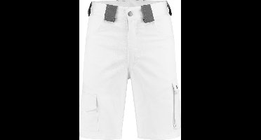 EM Workwear Korte Werkbroek Schilder Bermuda kat/pol Wit - Maat  48