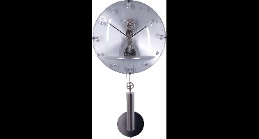 NeXtime Beauty - Klok - Rond - Glas - Ø44 cm - Transparant