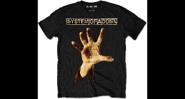 System Of A Down - Hand Heren Tshirt - S - Zwart