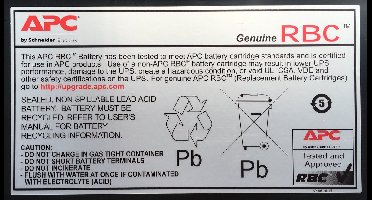 APC Batterij Vervangings Cartridge RBC31