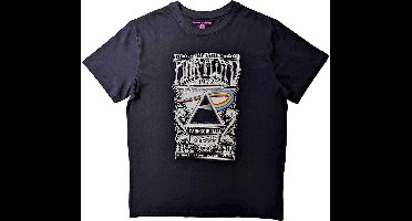 Pink Floyd - Carnegie Hall Poster Kinder T-shirt - Kids tm 8 jaar - Zwart