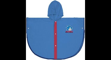 Waterponcho met Kap Sonic - Blauw - 3/4 jaar