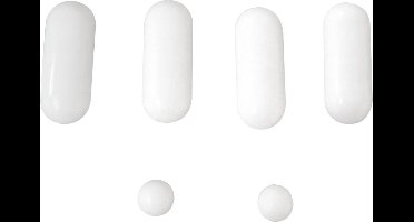 Riko Vesta Bufferset voor Toiletzitting - Glans Wit en Mat Wit