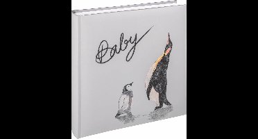 Walther Design FA-269-1 Pat - Babyalbum - 26 x 25 cm - Grijs - 50 pagina's
