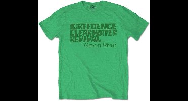 Creedence Clearwater Revival - Green River Heren T-shirt - S - Groen