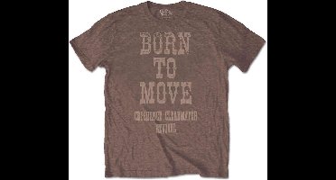 Creedence Clearwater Revival - Born To Move Heren T-shirt - L - Bruin