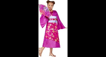 Geisha Jurk Meisje Met Waaier - Maat M