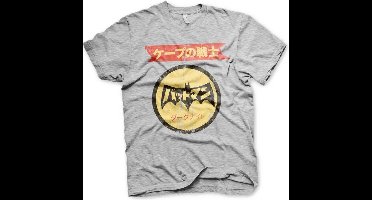 DC Comics Batman Heren Tshirt -XL- Japanese Retro Logo Grijs