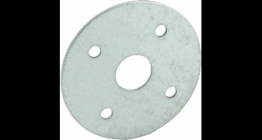 GB Boerenklinkstel -4/4-1/13 mm gatenpatroon - ø50mm - Verzinkt staal SV