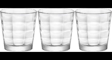 Bormioli Rocco waterglazen/drinkglazen - 9x stuks - 240 ml - transparant